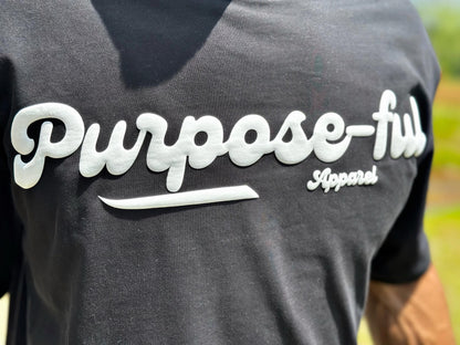 Black Purpose-Ful (Feel, Love, Share) Unisex T-shirt