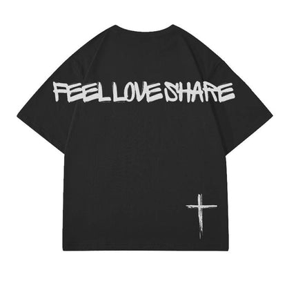 Black Purpose-Ful (Feel, Love, Share) Unisex T-shirt