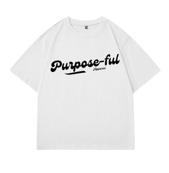 White Purpose-Ful (Feel, Love, Share) Unisex T-Shirt