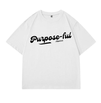 White Purpose-Ful (Feel, Love, Share) Unisex T-Shirt