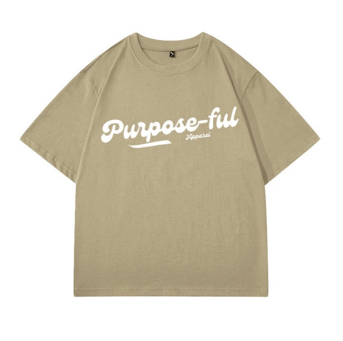 Beige Purpose-Ful (Live In Your Purpose) Unisex T-shirt