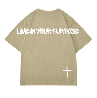 Beige Purpose-Ful (Live In Your Purpose) Unisex T-shirt